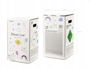 Party Deco Butla z helem róż 50 balonów (36413) 8