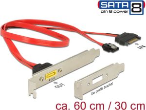 Delock Złącze zewnętrzne SATA 6 Gb/s 7 pin + SATA 15 pin > SATA 8-Pin (84951) 1