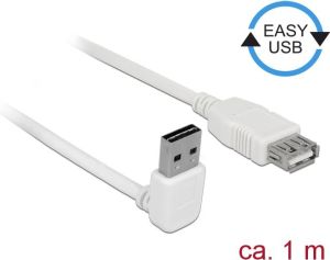 Kabel USB Delock przedłużający Easy-USB, 1m, biały (85187) 1