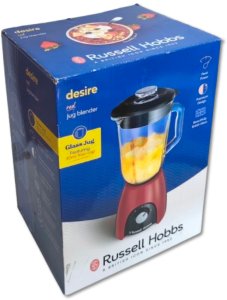 Russell Hobbs 27120-56, Tabletop blender, 1.5 L, Pulse function, 650 W, Black, Red, Transparent 9