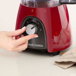 Czajnik Russell Hobbs Russell Hobbs 27110-56, 2.3 L, Black, Red, Transparent, Rotary, 1.5 L, 600 W, 240 mm 2