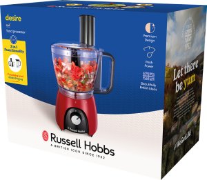 Czajnik Russell Hobbs Russell Hobbs 27110-56, 2.3 L, Black, Red, Transparent, Rotary, 1.5 L, 600 W, 240 mm 10
