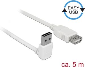 Kabel USB Delock przedłużający Easy-USB, 5m, biały (85190) 1