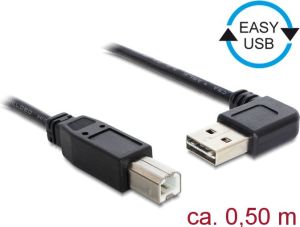 Kabel USB Delock USB-A - USB-B 0.5 m Czarny (85167) 1