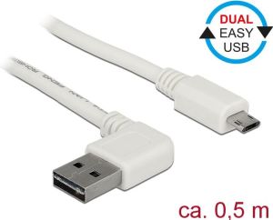 Kabel USB Delock Easy-USB, Micro B, 0.5m, biały (85170) 1