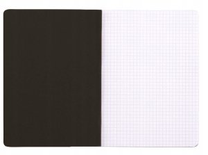 Rhodia Kladdehæfte A5 linieret - sort omslag - 80gram 48 sider (Rhodia nr. 119189C) 2