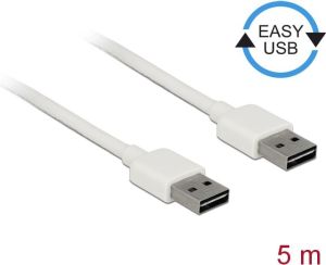 Kabel USB Delock Easy-USB, 5m, biały (85196) 1