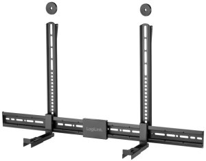 LogiLink Soundbar mount, universally compatible, 86-155mm width, black 1