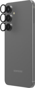 InvisibleShield Premium GL (CameraRings) Samsung Galaxy S25+, Samsung, Galaxy S25+, Impact resistant, Scratch resistant, Black, 3 pc(s) 1