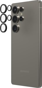 InvisibleShield Premium GL (CameraRings) Samsung Galaxy S25 Ultra, Samsung, Galaxy S25 Ultra, Impact resistant, Scratch resistant, Black, 5 pc(s) 2