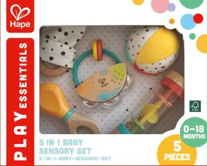 Hape 5 In 1 Baby Sensory Set 3