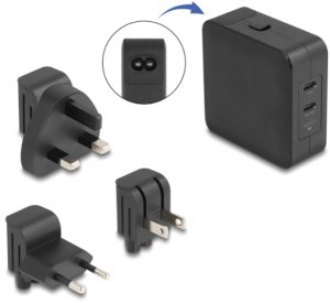 DeLOCK 41443, Indoor, AC, Black 5