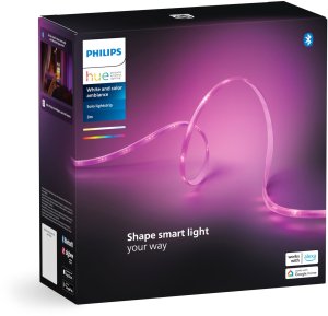 Philips 8720169326637, Smart strip light, Bluetooth/Zigbee, White, Silicone, Variable, 20 W 3