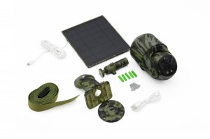 Technaxx 4G PT Dome TX-290 with solar panel, IP security camera, Outdoor, Wired, Wall, Black, Green, Dome 5