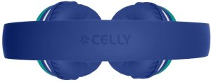 Słuchawki Celly KidsBeat 2 z ograniczeniem głośności max 85dB złącze 3,5mm Niebieskie (KIDSBEAT2BL) 2