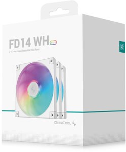 Deepcool FD14 ARGB White 3in1, 140mm Fan 3