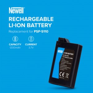 Akumulator Newell zamiennik PSP-S110 do Sony PlayStation Portable PSP-2000 / PSP-3000 3