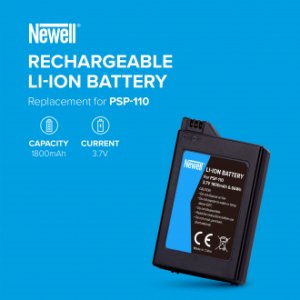 Akumulator Newell zamiennik PSP-110 do Sony PlayStation Portable PSP-1000 3