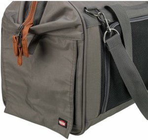 TRIXIE 28909, Soft pet carrier, Airline pet carrier, Dog, 10 kg, Top & front load, Grey 7