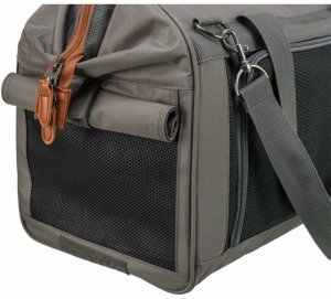 TRIXIE 28909, Soft pet carrier, Airline pet carrier, Dog, 10 kg, Top & front load, Grey 8