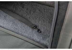 TRIXIE 28909, Soft pet carrier, Airline pet carrier, Dog, 10 kg, Top & front load, Grey 9
