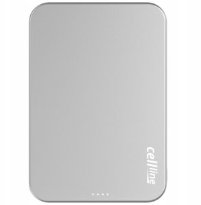 Powerbank Beline Mini Powerbank Cellline MagSafe 5000mAh  Qi2 15W CL-MBP-02 szary /titanium Magnetic wireless mini powerbank 2