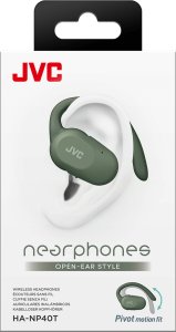 Słuchawki JVC Nearphones Lekkie jak piórko True Wireless Słuchawki zielony HA-NP40T-G (HA-NP40T-G-U) 4