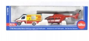 Siku Mercedes-Benz Rescue Van and Helicopter 2