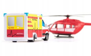 Siku Mercedes-Benz Rescue Van and Helicopter 3