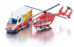 Siku Mercedes-Benz Rescue Van and Helicopter 5