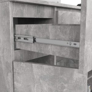 KOMODA K100 2D 3SZ 1P PK BETON 4