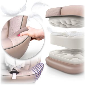 Fotelik samochodowy Nukido Fotelik samochodowy Aero Line beżowy 0-36 kg ISOFIX 3