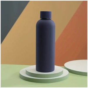 Bidon, butelka termiczna 500ML, stal nierdzewna z powłoką SOFT TOUCH granat BD46GRAN 4