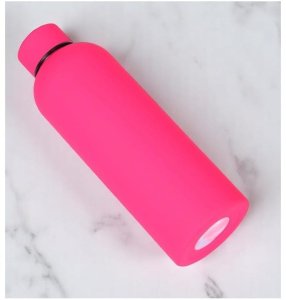 Bidon, butelka termiczna 500ML, stal nierdzewna z powłoką SOFT TOUCH fuksja BD46F 4