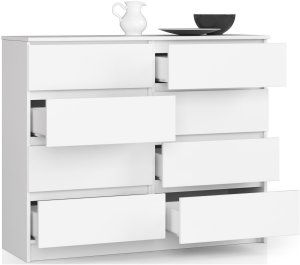 KOMODA K120 8SZ PK BIAŁA 2