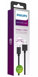 Kabel USB Eaton USB-A - microUSB 1.2 m Czarny (36823) 2