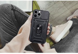 ETUI DEFENDER SLIDE CASE DO SAMSUNG GALAXY A56 5G CZARNA NAKŁADKA ETUI PLECKI 4