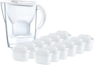 Brita 1026229, Pitcher water filter, 2.4 L, Transparent, White 1