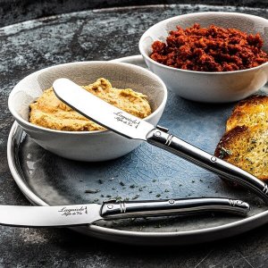 LAGUIOLE Butter knives Laguiole Stainless Steel SET 4 SdV 4