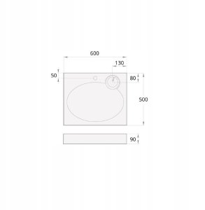 CLARO MINI SET WASHBASIN,DRAIN,BRACK.WH. 5