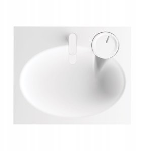 CLARO MINI SET WASHBASIN,DRAIN,BRACK.WH. 6