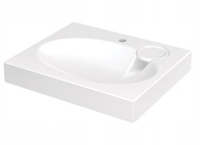 CLARO MINI SET WASHBASIN,DRAIN,BRACK.WH. 7