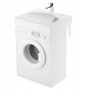 CLARO MINI SET WASHBASIN,DRAIN,BRACK.WH. 8