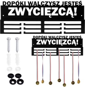 Wieszak na medale DOPÓKI WALCZYSZ JESTEŚ ZWYCIĘZCĄ! 1