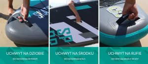 Deska SUP Sports Grey 350x89x15 cm (11'6'') yoga 5