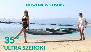 Deska SUP Sports Grey 350x89x15 cm (11'6'') yoga 6