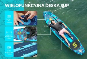 Deska SUP Asiaticus 350x89x15 cm (11'6'') yoga 5