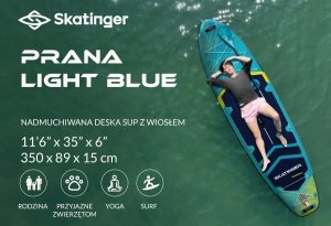 Deska SUP Prana Meteor Blue 350x89x15 cm (11'6'') yoga 2