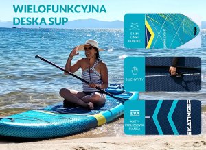 Deska SUP Prana Meteor Blue 350x89x15 cm (11'6'') yoga 4