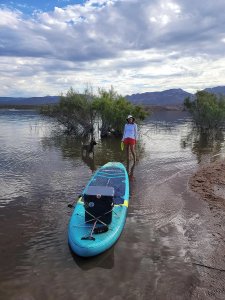 Deska SUP Prana Meteor Blue 350x89x15 cm (11'6'') yoga 9